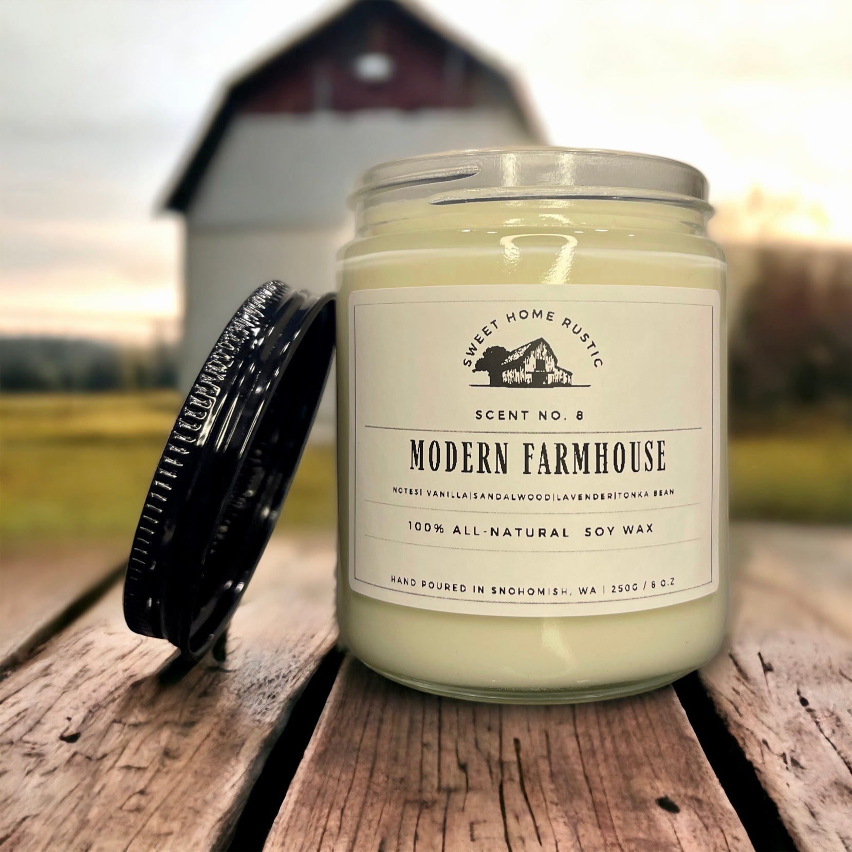 Modern Farmhouse Candle Sweet Home Rustic   PhotoRoom 20230712 181249 